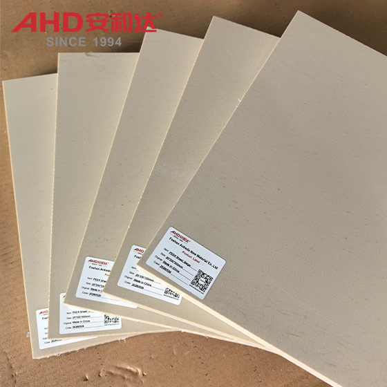 Folhas PEEK Biege de 25mm 25mm PEEK Sheets Biege