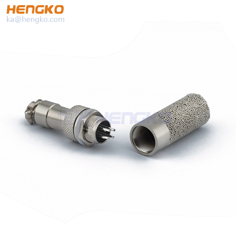 Sintered probe sensor housing for incubator temperature and humidity sensor/ analog output 4 20ma