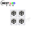 Gwyrdd 5050 SMD LED 3-Chip PLCC-6 LED 520-530NM