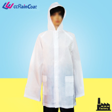 EVA biodegradable degradable breathable rain coat jacket nylon drawstring bag packing