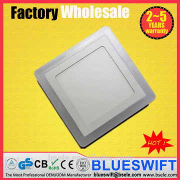 New Arrival Acrylic Two Color LED Surface Square Panel Light