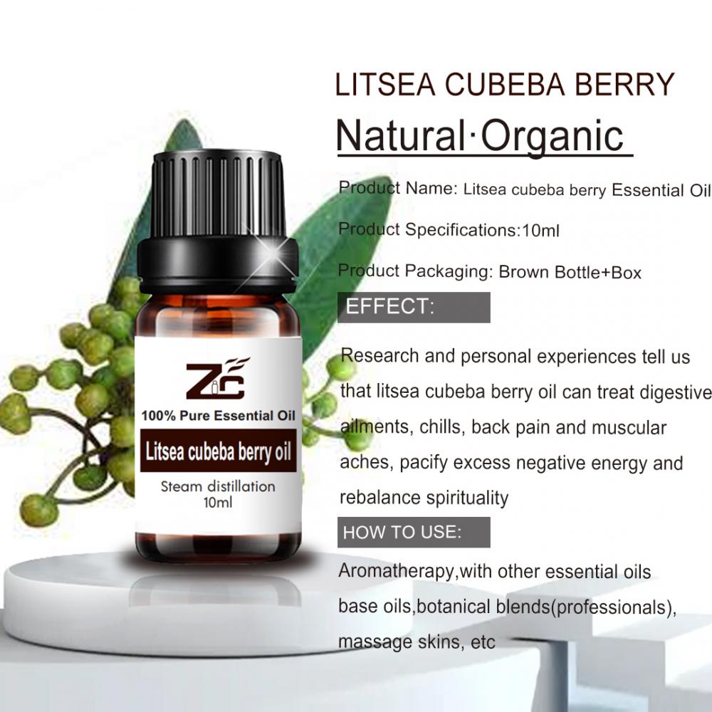 Litsea Cubeba น้ำมันหอมระเหยจำนวนมาก Litsea Cubeba Berry