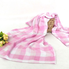 Pink Beauty Gauze Cotton Bath Towel