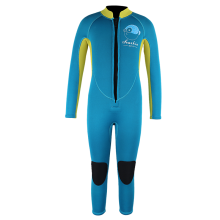 Seackin Boys Chest Zipper Lightweight Neoprene Wetsuits