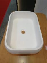 PMMA pure acrylic rectangle countertop basin