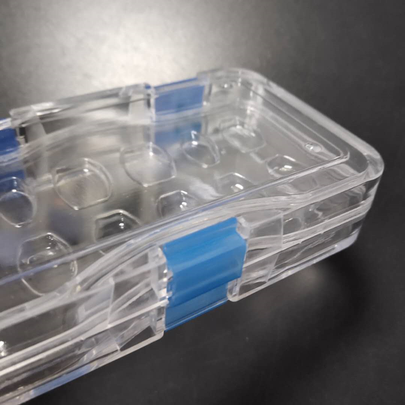 Plastic Clear  Elastic Dental Veneer Membrane Box for 12pcs Veneer Packing