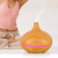 Humidificateur à ultrasons de voyage alimenté par Usb à grain de bois