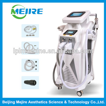 Hottest e light ipl rf nd yag laser 4 in 1 ipl shr laser