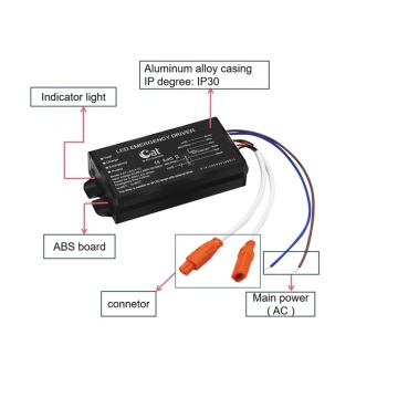 3-30W Kit de conversion d&#39;urgence LED pour la maison