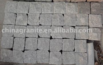 granite tumbled cube stone/cube paving