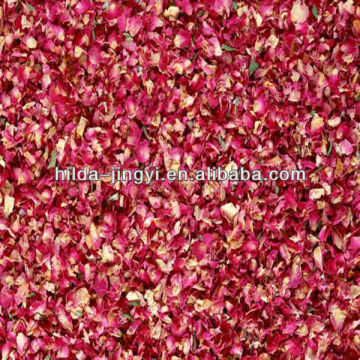 Dried scented rose petals for crude medicine