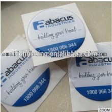 crystal brand name button gel sticker