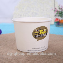 Food Grade Disposable Beef offal Paper Bowl/Hot Soup paper bowl
