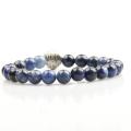 2019 Nuovi arrivi gioielli all&#39;ingrosso alibaba sodalite gemma pietra perline bracciale uomo, accessori leone bracciali