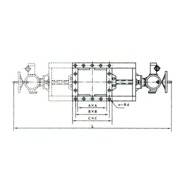 single or two-way flat gate