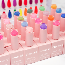 Customizable UV LED Gel Nail Polish - Spring Vernis Permanent 15ml, HEMA-Free