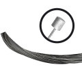 150cm black PTFE slick front gear cable