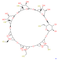 Heptakis- (6-mercapto-6-deoxy) -β-siklodekstrin CAS: 160661-60-9