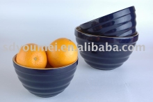 3-pc stoneware bowl set