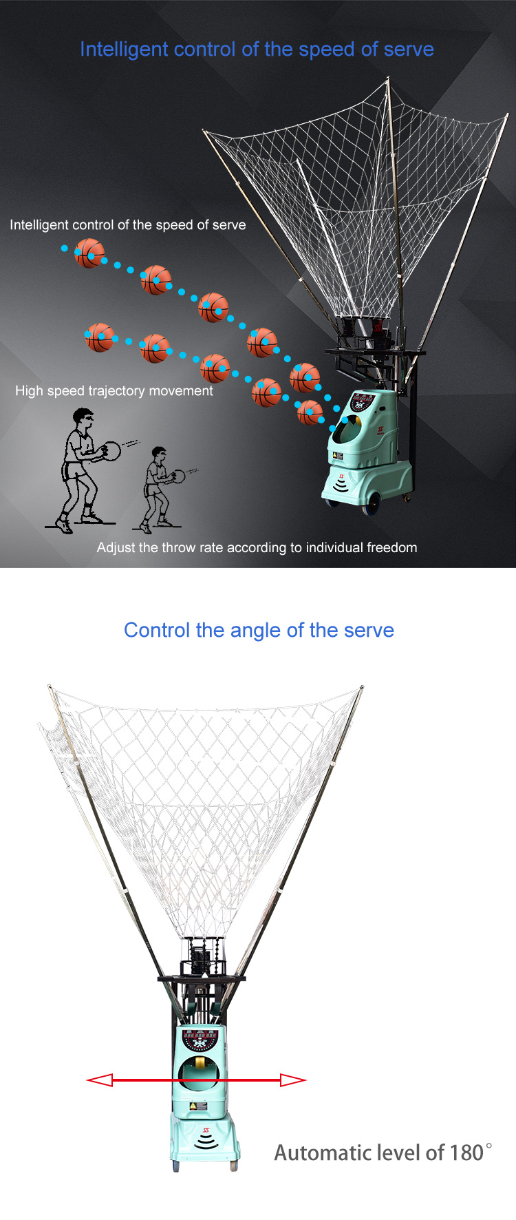 Full functions basketball Training machine basketball machine from china's manufacturer