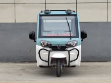 Enclosed Electric Tricycle with Three Door Configuration