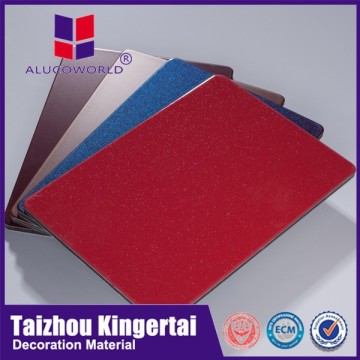 Alucoworld home feeling acp facades pvdf/pet 6mm al composite panel