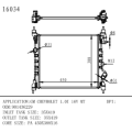Radiator for CHEVROLTE 1.0I 16V OEM number 901436229