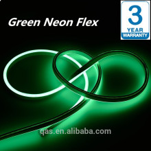IP67 220v green led flex neon 2835 LED Neon Flexible120LEDs with 50m