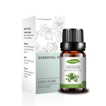 Huile essentielle de marjoram biologique en gros pour les soins de la peau