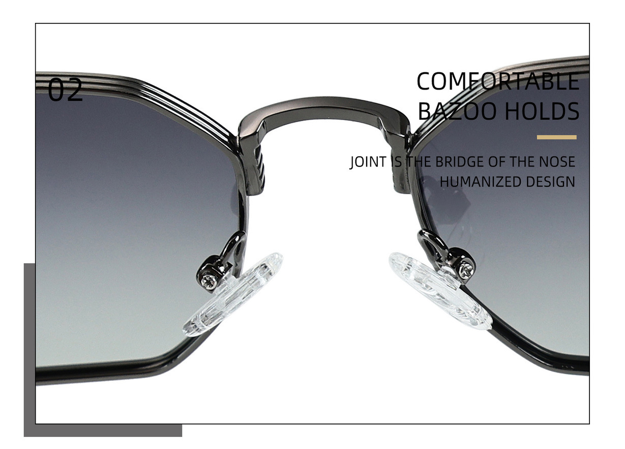 Wholesale Geometric Metal Acetate Sunglasses ME2180-Nose Pads Wholesale Geometric Metal Acetate Sunglasses ME2180-Nose Pads