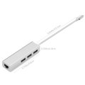 Aluminium Alloy USB3.2 Gen1 5Gbps Hub