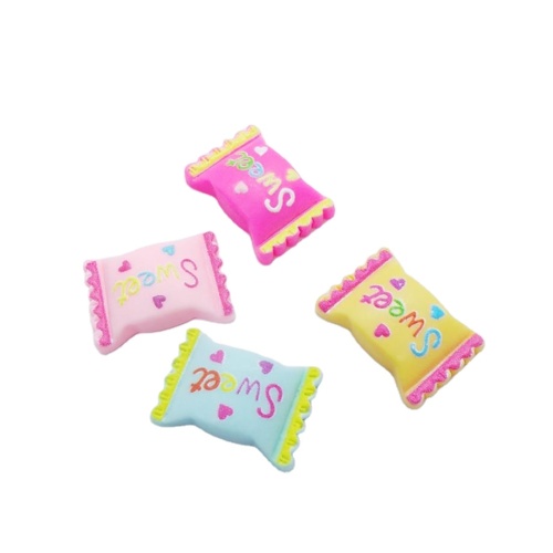 Sweet Candy Resin Charms Lovely Food Artificial DIY Craft Headwear Σκουλαρίκια μενταγιόν Αξεσουάρ