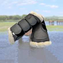 High Quality Custom LOGO Sport Equestrian Horse Riding Equipment Tendon Boots for Leg Protection