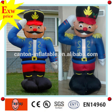 hot selling toy soldier,inflatable wodden soldier figure for sale