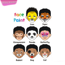 Professional Rainbow Face Paint Halloween Party Fancy Kit