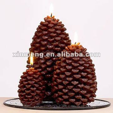 Christmas Pinecone Candle