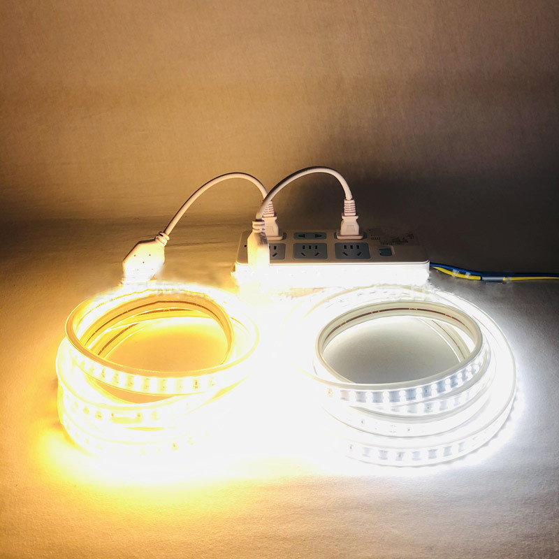 220V 48leds IP65 Led Strip SMD2835 Led Strip Flexible PVC cover strip light