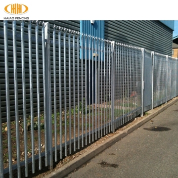 w style steel colour coated palisade fence