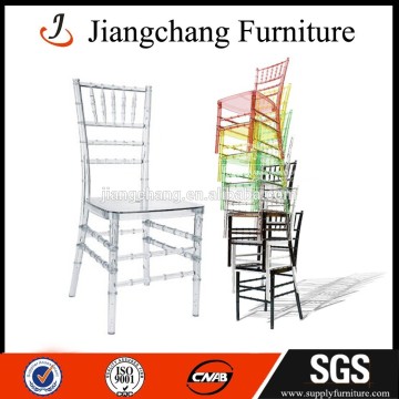 Clear polycarbonate chiavari chair JC-C243