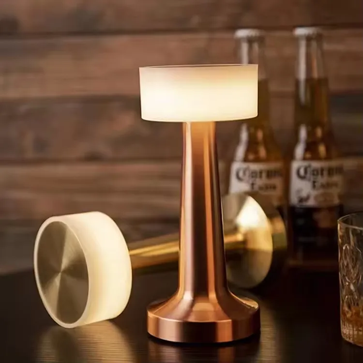 Stylish Wrought Iron Desk Lamp with Convenient USB Charging