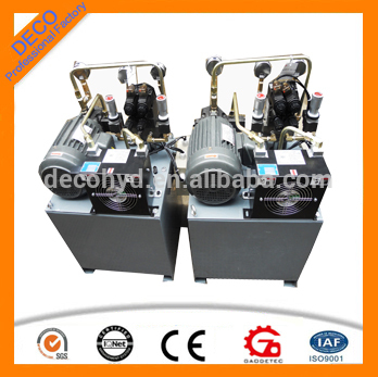 Vane pump type hydraulic pump pack