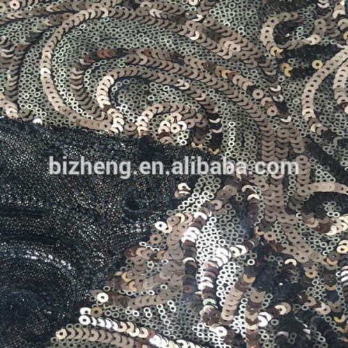 New style cheap sequin embroidery design