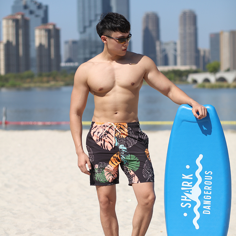 140GSM 4way Stretch Digital Print Man′s Swimshort