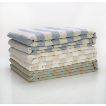 Домашнее толстое шерстяное вязаное одеяло для кровати