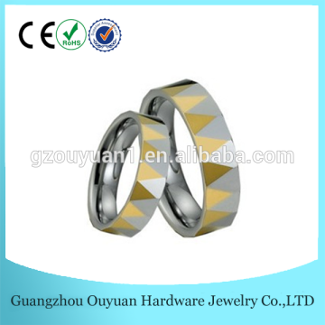 Hot selling high quality tungsten wedding rings, new arrival tungsten wedding rings gold 18k, tungsten wedding rings