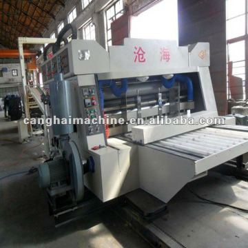 corrugated carton box flexo printing slotting machine/ corrugated carton ink printer machine