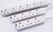 UK extension socket with surge protector