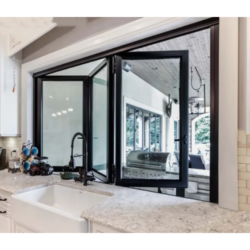 NFRC America Standard Aluminum Bi-folding windows