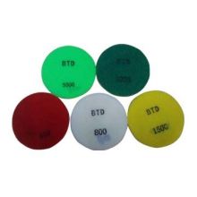 Diamond fiber floor dry polishing pad for stone and concrete