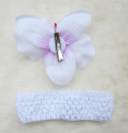 Phalaenopsis elastiska Baby pannband, barn blomma virka hårband, Baby håraccessoarer
